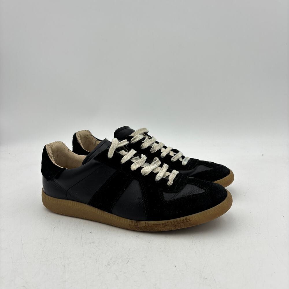 Oliver Cabell GAT Black Leather Suede Low Sneakers Shoes Men's 40 US 7
